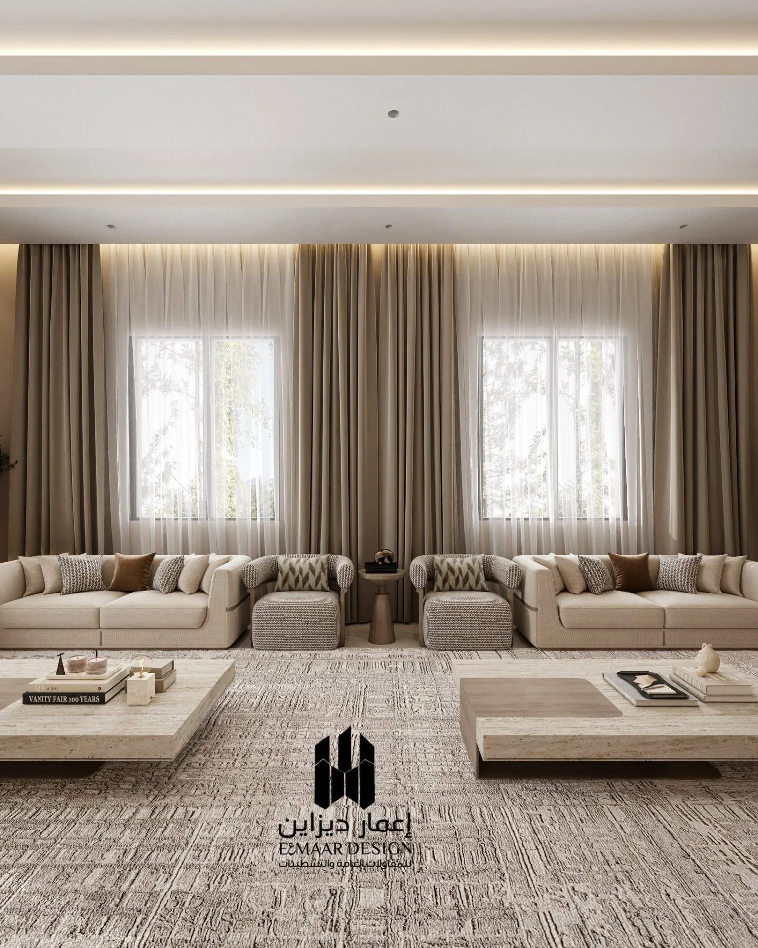 North Coast Villa — Men's Majlis: Where Heritage Meets Luxury - 6