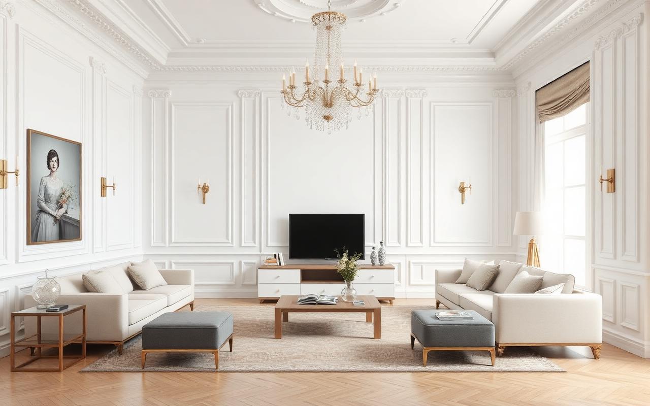 Neo-Classic Apartment Design Egypt 2026